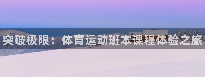 中欧体育网页版：突破极限：体育运动班本课程体验之旅
