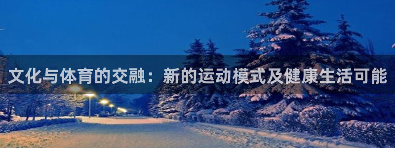 中欧体育平台：文化与体育的交融：新的运动模式及健康生活可能